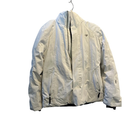 Columbia Snowfield Jacket Womens Winter White Lined Full Zip Coat - Picture 1 of 9